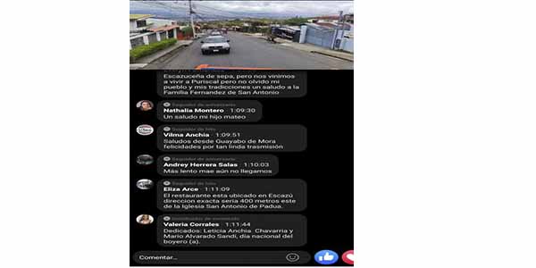 COMENTARIO EN LIVE